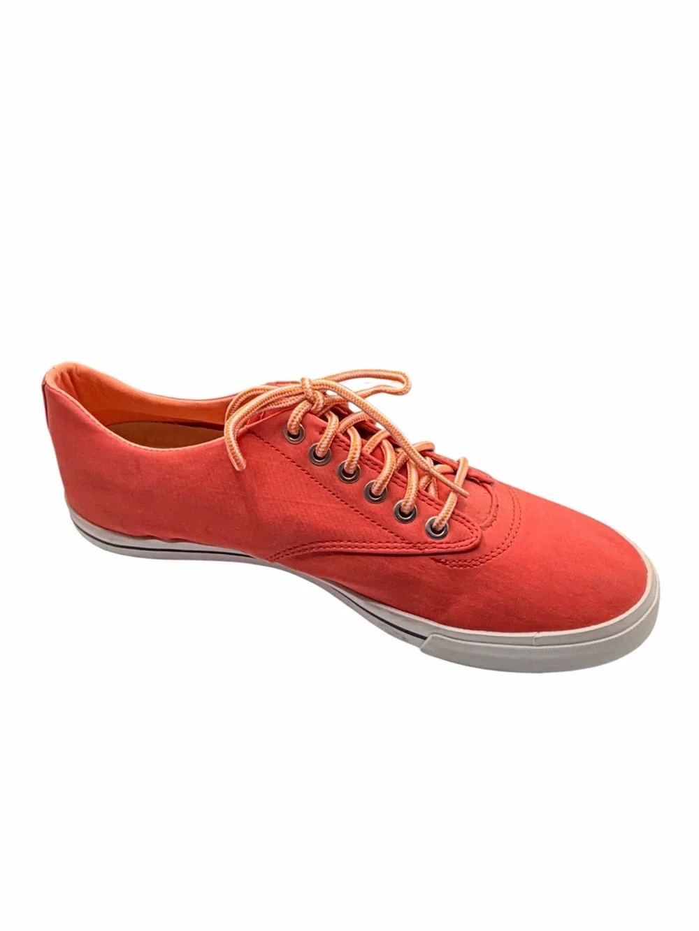 SeaVees Hermosa Plimsoll Lava Twill Canvas Sneakers Men’s Size 10.5 Coral